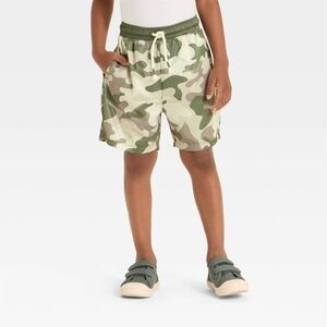 Kids' Green Camouflage Shorts